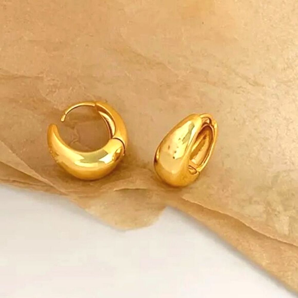 Elegant Gold Hoop Earrings